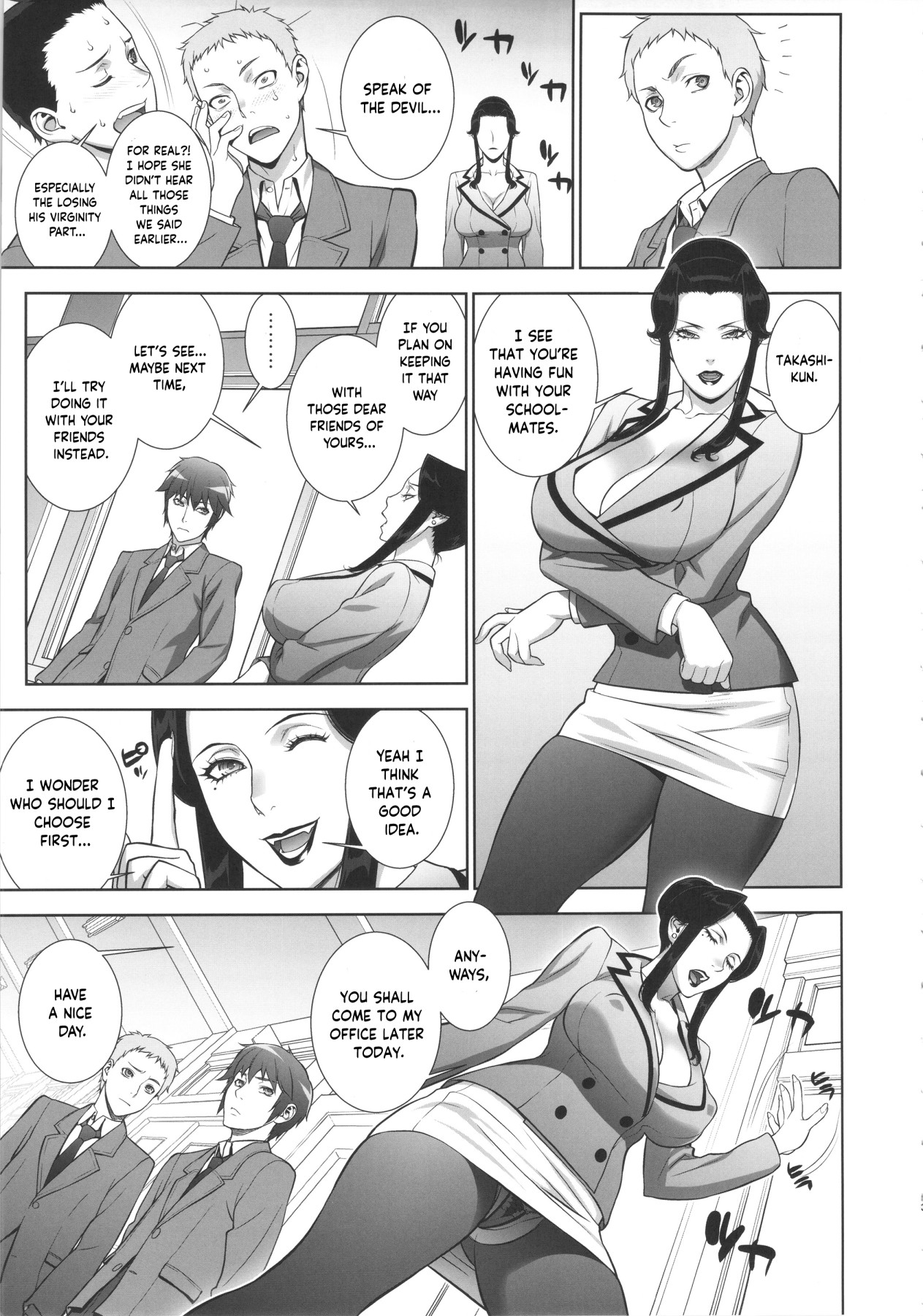 Hentai Manga Comic-The Chairwoman's Pleasure-Read-12